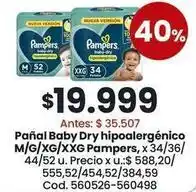 Coto Pampers - pañal baby dry hipoalerg uevo oferta