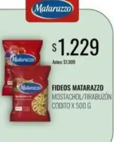 Supermercados Tadicor Matarazzo - fideos oferta