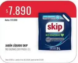 Supermercados Tadicor Skip - jabón líquido bio enzimas doy pack oferta
