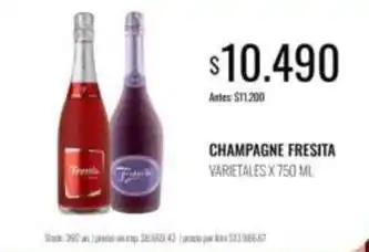 Supermercados Tadicor Fresita - champagne fresita oferta