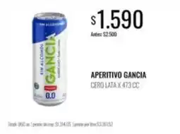 Supermercados Tadicor Gancia - aperitivo oferta