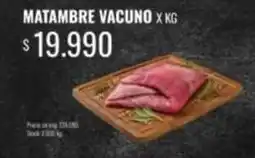 Supermercados Tadicor Matambre vacuno oferta