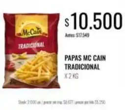 Supermercados Tadicor Mc cain - papas tradicional oferta