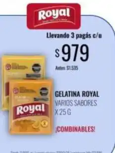 Supermercados Tadicor Royal - gelatina oferta