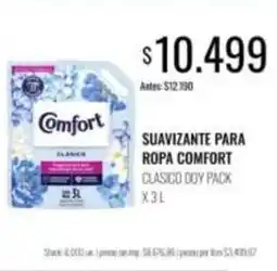 Supermercados Tadicor Comfort - suavizante para ropa clasico doy pack oferta