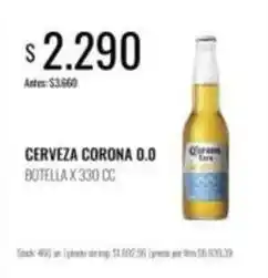 Supermercados Tadicor Corona - cerveza 0.0 botella oferta