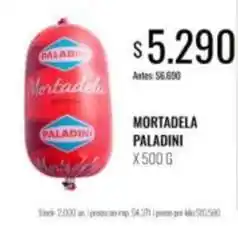 Supermercados Tadicor Paladini - mortadela oferta