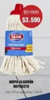 Supermercados Tadicor Task - mopa algodón repuesto oferta