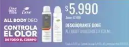 Supermercados Tadicor Dove - all body deo oferta