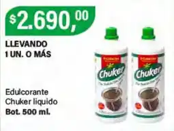 Supermercados Damesco Chuker edulcorante liquido oferta