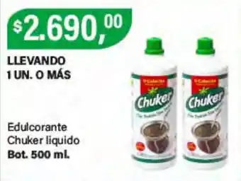 Chuker edulcorante liquido