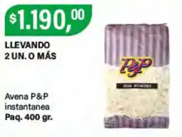 Supermercados Damesco P&P avena instantanea oferta