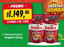 Supermercados Damesco Dánica ketchup oferta