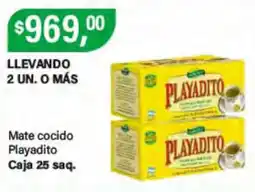 Supermercados Damesco Playadito mate cocido oferta