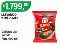 Supermercados Damesco Lia galletas surtido oferta