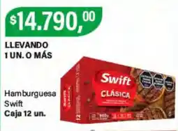 Supermercados Damesco Swift hamburguesa clásica oferta