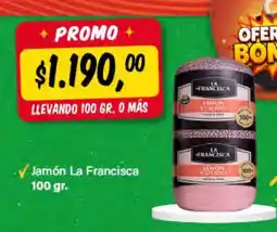 Supermercados Damesco La francisca jamón cocido oferta