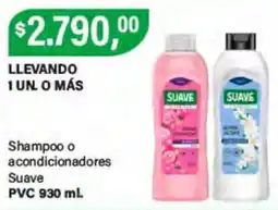 Supermercados Damesco Suave shampoo o acondicionadores oferta