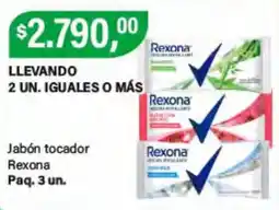 Supermercados Damesco Rexona jabón tocadoc oferta