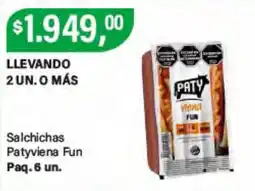 Supermercados Damesco Paty salchichas vienna fun oferta