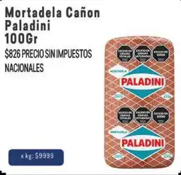 Makro Paladini mortadela cañon oferta