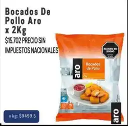 Makro Aro bocados de pollo oferta