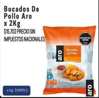 Aro bocados de pollo