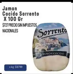 Makro Sorrento jamon cocido oferta
