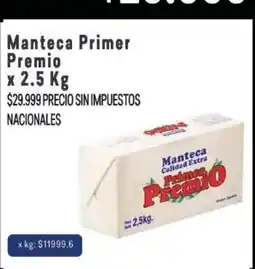 Makro Manteca Primer Premio oferta