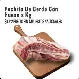 Makro Pechito De Cerdos Con Hueso oferta