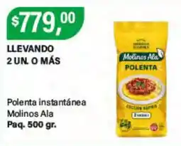 Supermercados Damesco Molinos Ala polenta instantánea oferta