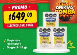 Supermercados Damesco Hellmann's mayonesa clásica oferta
