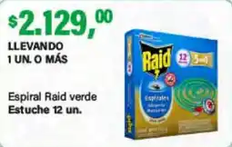Supermercados Damesco Raid espiral verde oferta