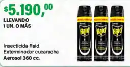 Supermercados Damesco Raid insecticida exterminador cucaracha oferta