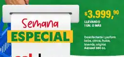 Supermercados Damesco Lysoform desinfectante oferta