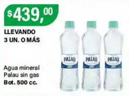 Supermercados Damesco Palau agua mineral sin gas oferta