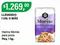 Supermercados Damesco Morixe harina especial para pizzas caseras oferta