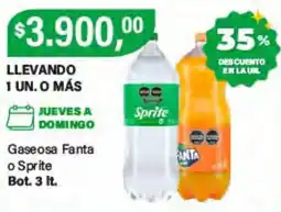 Supermercados Damesco Sprite gaseosa fanta oferta