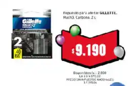 Cooperativa Obrera Gillette Mach3 Carbono oferta