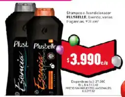 Cooperativa Obrera Plusbelle shampoo y acondicionador oferta