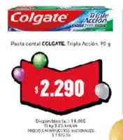 Cooperativa Obrera Colgate pasta dental triple acción oferta