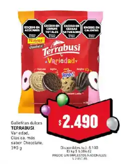 Cooperativa Obrera Terrabusi galletias dulces variedad oferta