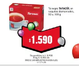 Cooperativa Obrera Taragui té negro oferta