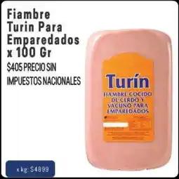Makro Turín fiambre cocido de cerdo y vacuno para emparedados oferta