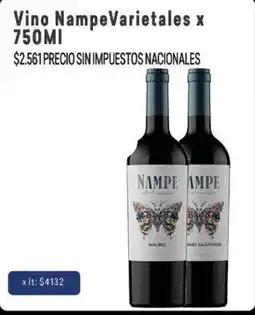 Makro Nampe vino varietales oferta