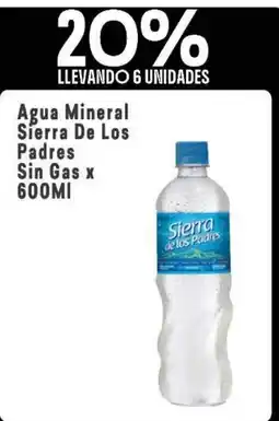 Makro Sierra de los padres agua mineral sin gas oferta