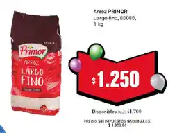 Cooperativa Obrera Primor arroz largo fino oferta