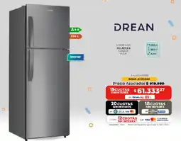 Cooperativa Obrera Drean heladera oferta
