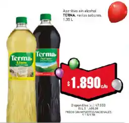 Cooperativa Obrera Terma aperitivo sin alcohol varios sabores oferta