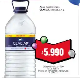 Cooperativa Obrera Glaciar agua mineralizada oferta